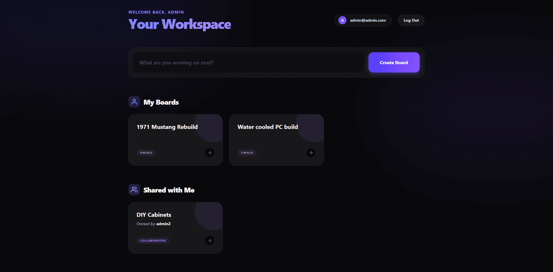 Kanban Workspace preview
